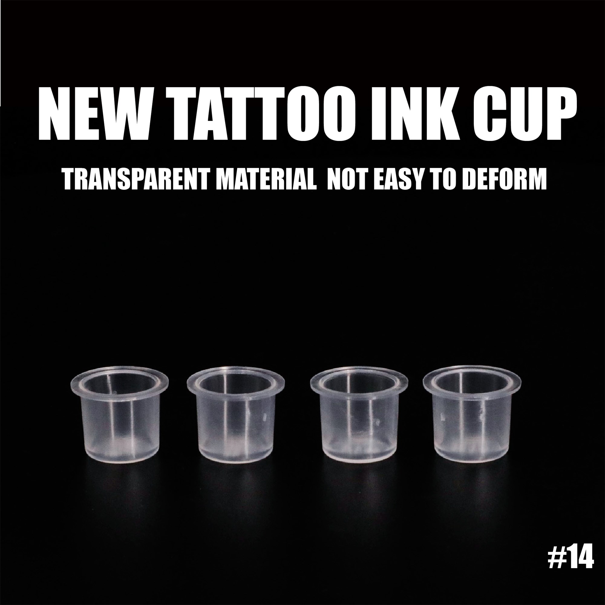 100pcs Tattoo Ink Cups, Honeycomb Shape Pigment Holder Cups Permanent  Makeup Supplies, Empty Tattoo Pigment Ink Box, Transparent Ink Cups  Practiced by a Professional Tattoo(Trumpet without separation) - Walmart.ca